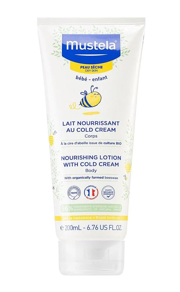 Mustela Bebe Odżywcze mleczko do ciała z Cold Cream