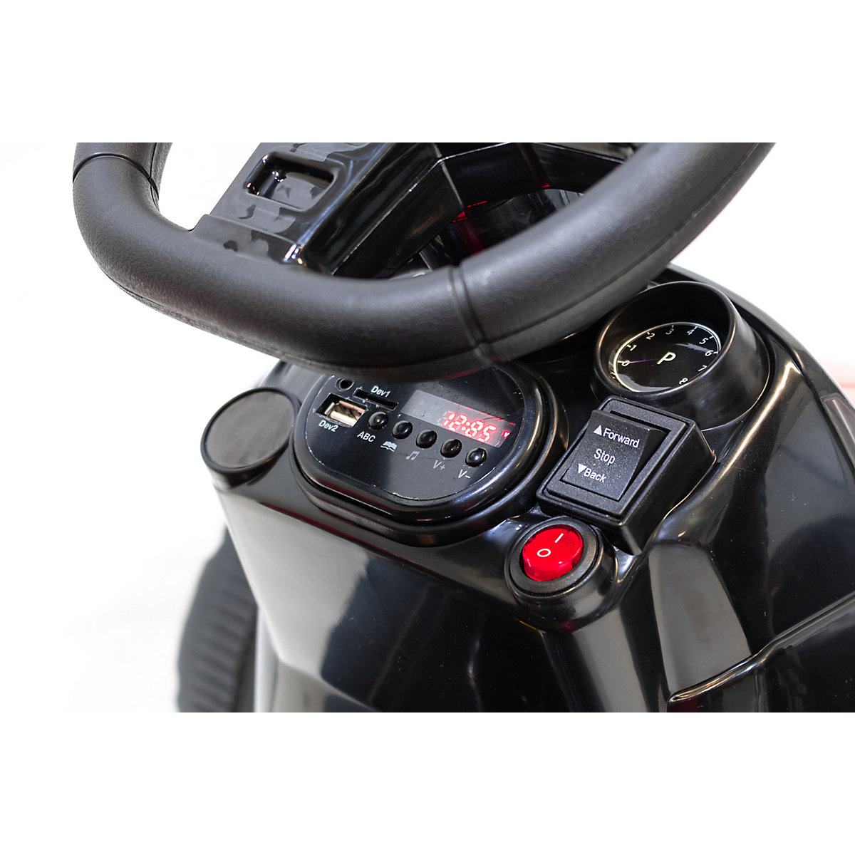 Dětský elektrický traktor Kidcars 2X30W 12V 7Ah 2.4G RC včetně přívěsu zelený