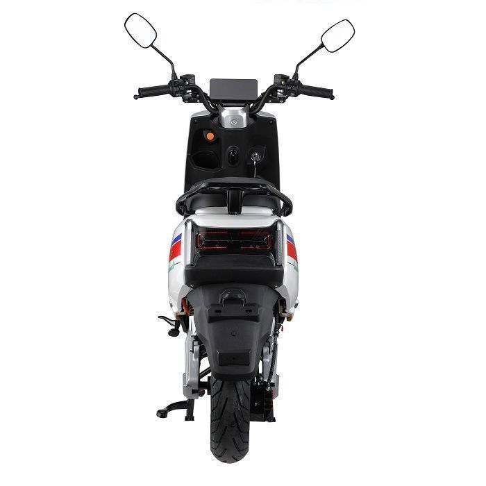 EUROCKA | A9 Witte elektrische scooter met verwijderbare lithiumbatterij en een actieradius van 40 km