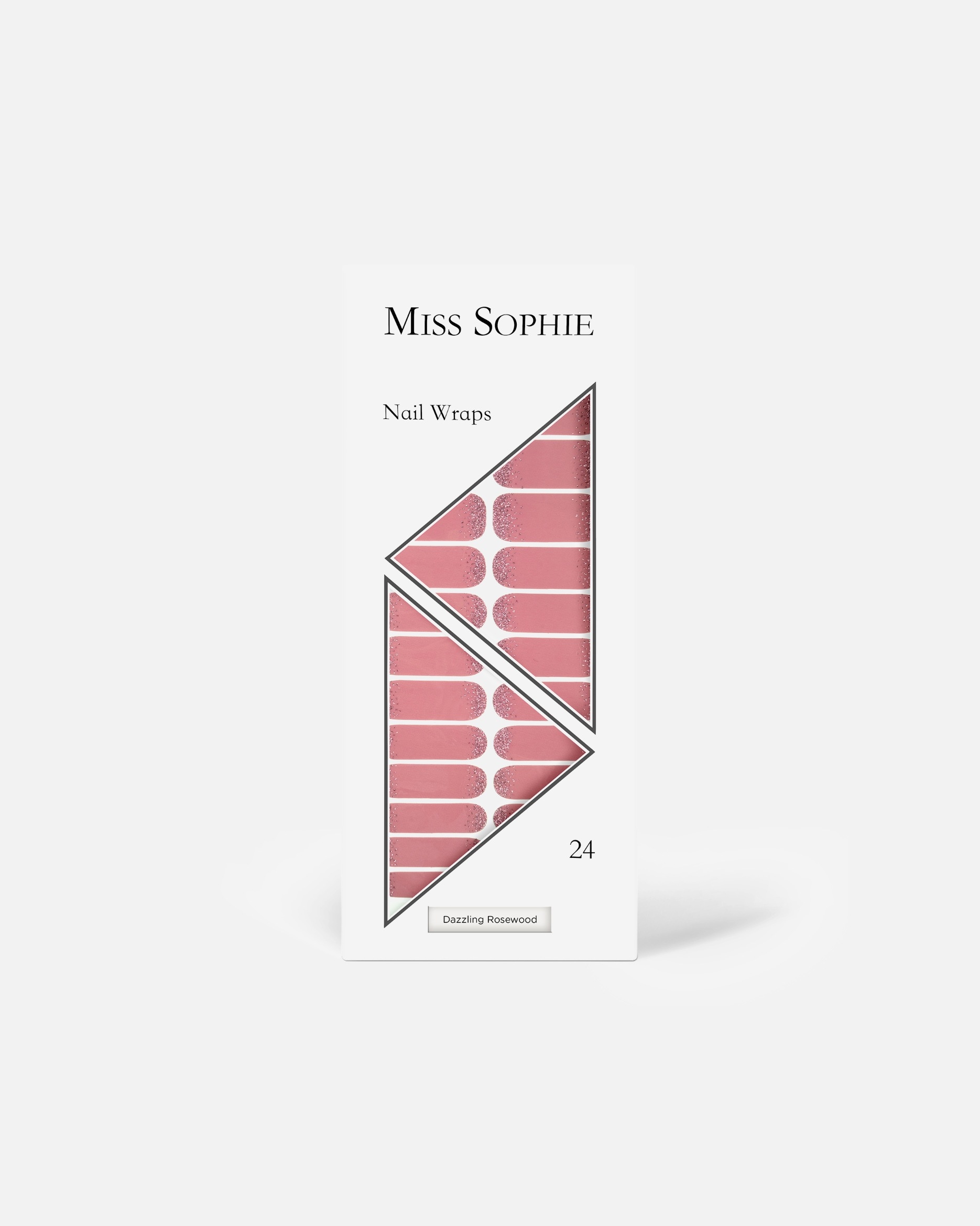 Dizajn noktiju Miss Sophie, prelijevajući ružino drvo - 24 komada