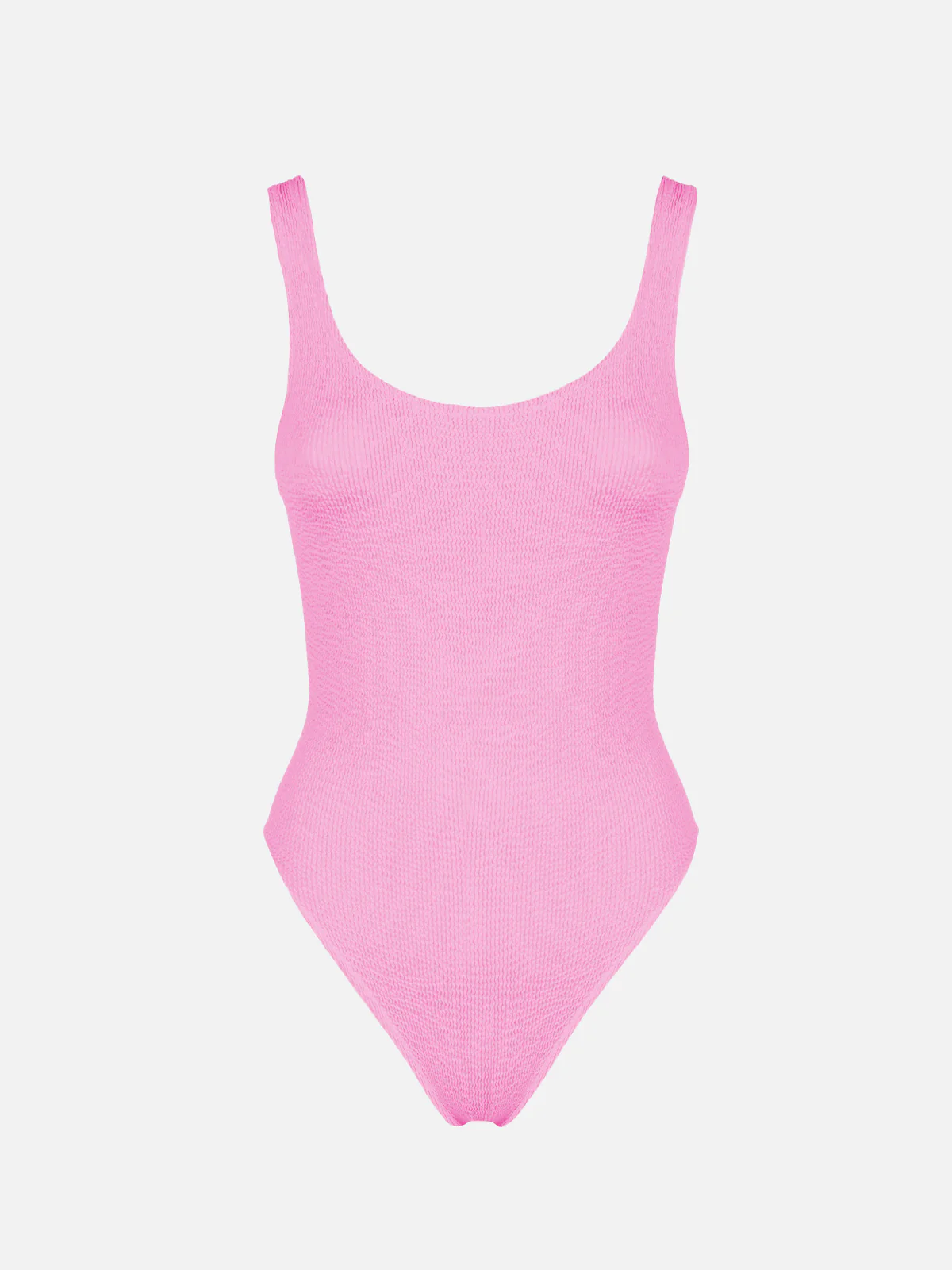 Lora Crinkle roze badpak uit één stuk voor dames