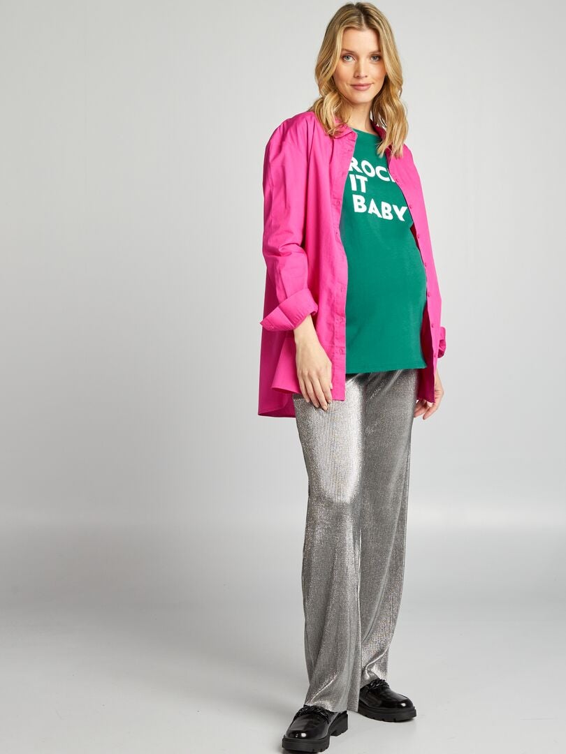Oversized zwangerschapsshirt - ROZE