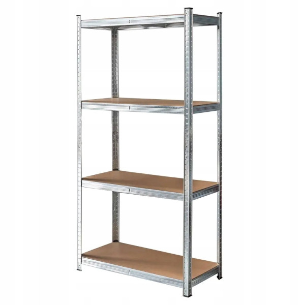 Regał Metalowy Magazynowy 180X90X40 Cm 2W1 4 Półki Garażowy 700 Kg Mega-M