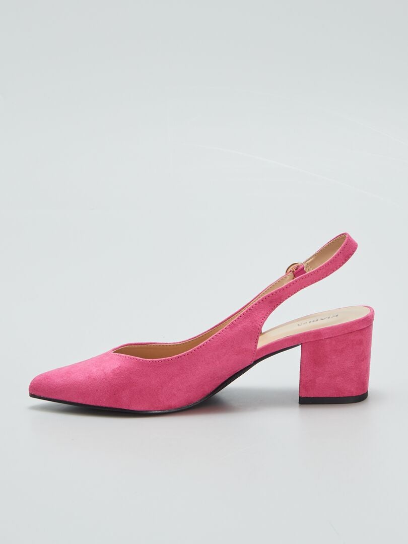 Escote de color liso - ROJO