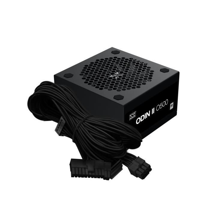 PC Power Supply - XIGMATEK - Odin II O500 - 500W - 80 Plus - Non-Modular - 120mm Fan - Black