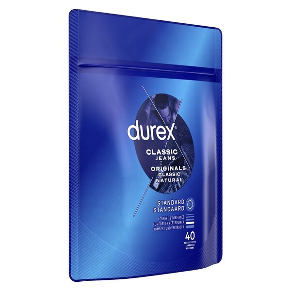 Kondomi Durex Original Classic Natural<br>Medicinski pripomoček - 40 kosov