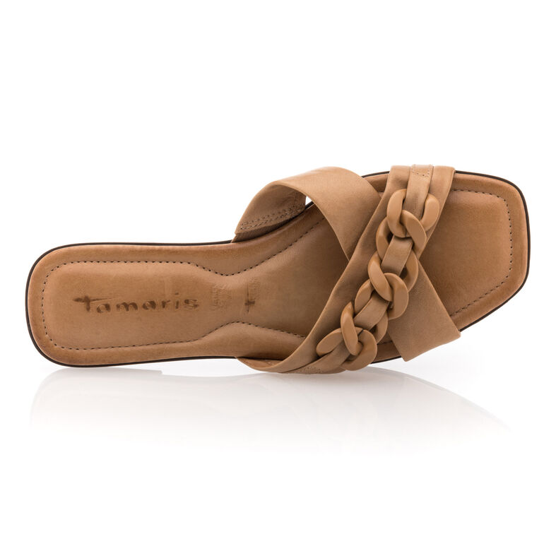 Brune mules/tresko til dame
