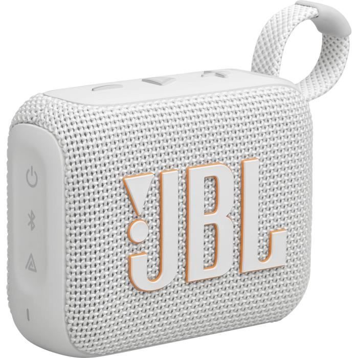 Altavoz Bluetooth ultraportátil - JBL GO 4 - Bluetooth 5.3 - Blanco