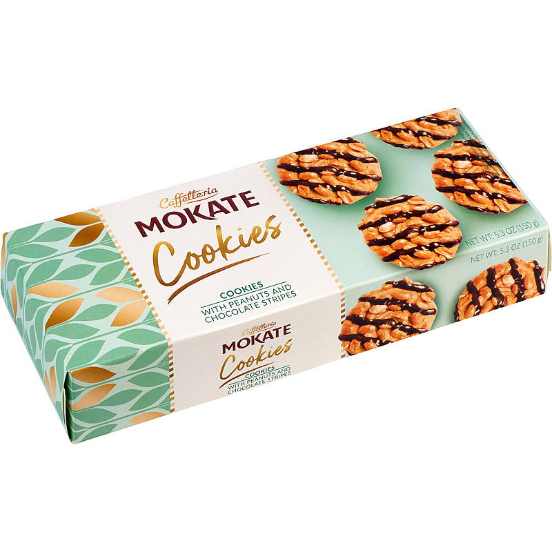 Galletas Mokate con cacahuetes 150 g/chocolate