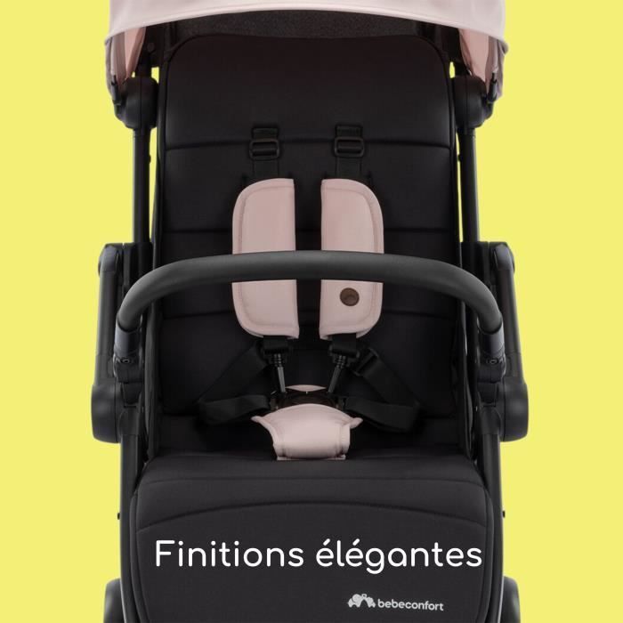 BEBECONFORT SUNLITE, Passeggino ultracompatto, comodo e leggero, dalla nascita fino a 4 anni, da 0 a 22 kg, Rosa Tinta