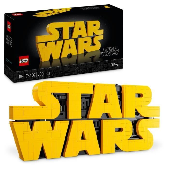 LEGO Star Wars 75407 Star Wars Logo Bouwstenen - Bouwset voor volwassenen - Decoratie
