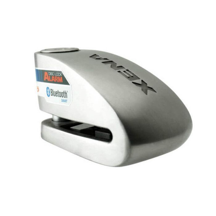XENA - Antivol Moto Bloque Disque Alarme 120 dB XX15 Bluetooth Acier Ø14mm - Classe SRA