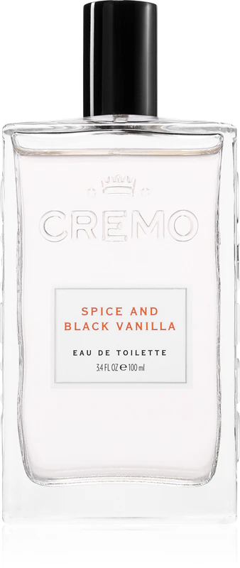 Colônia em spray Cremo Spice & Black Vanilla para homens