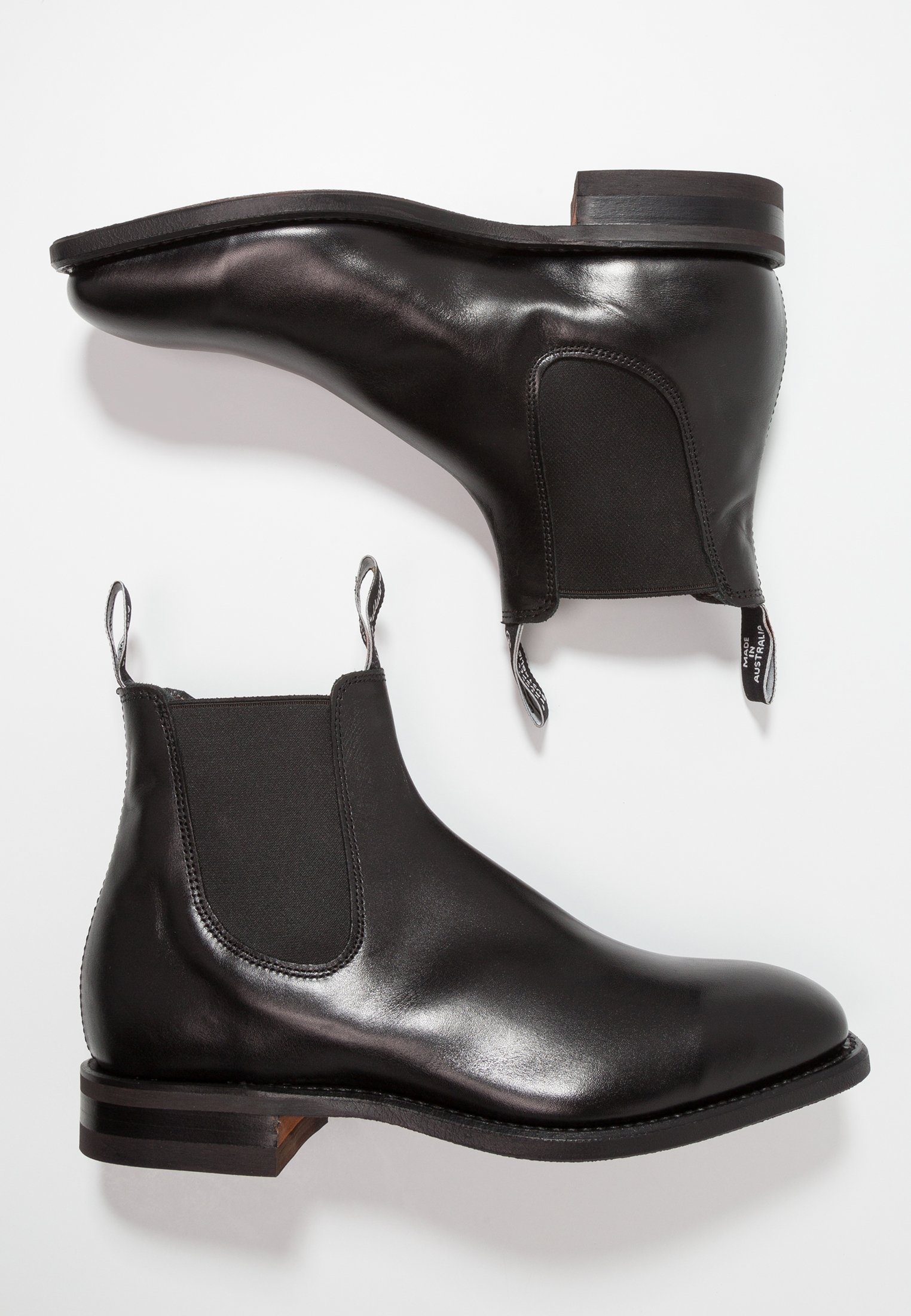RM WILLIAMS COMFORT CRAFTSMAN SQUARE G FIT - Klassieke enkellaarsjes - zwart
