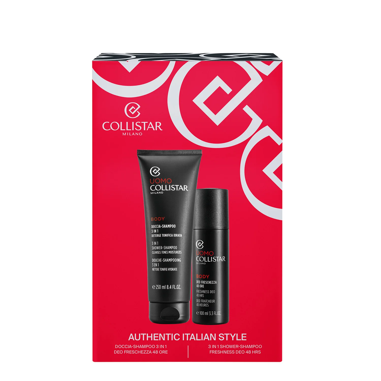 L'uomo Cofanetto Doccia-Shampoo 3in1 - Cofanetto Corpo, Bagno e Doccia