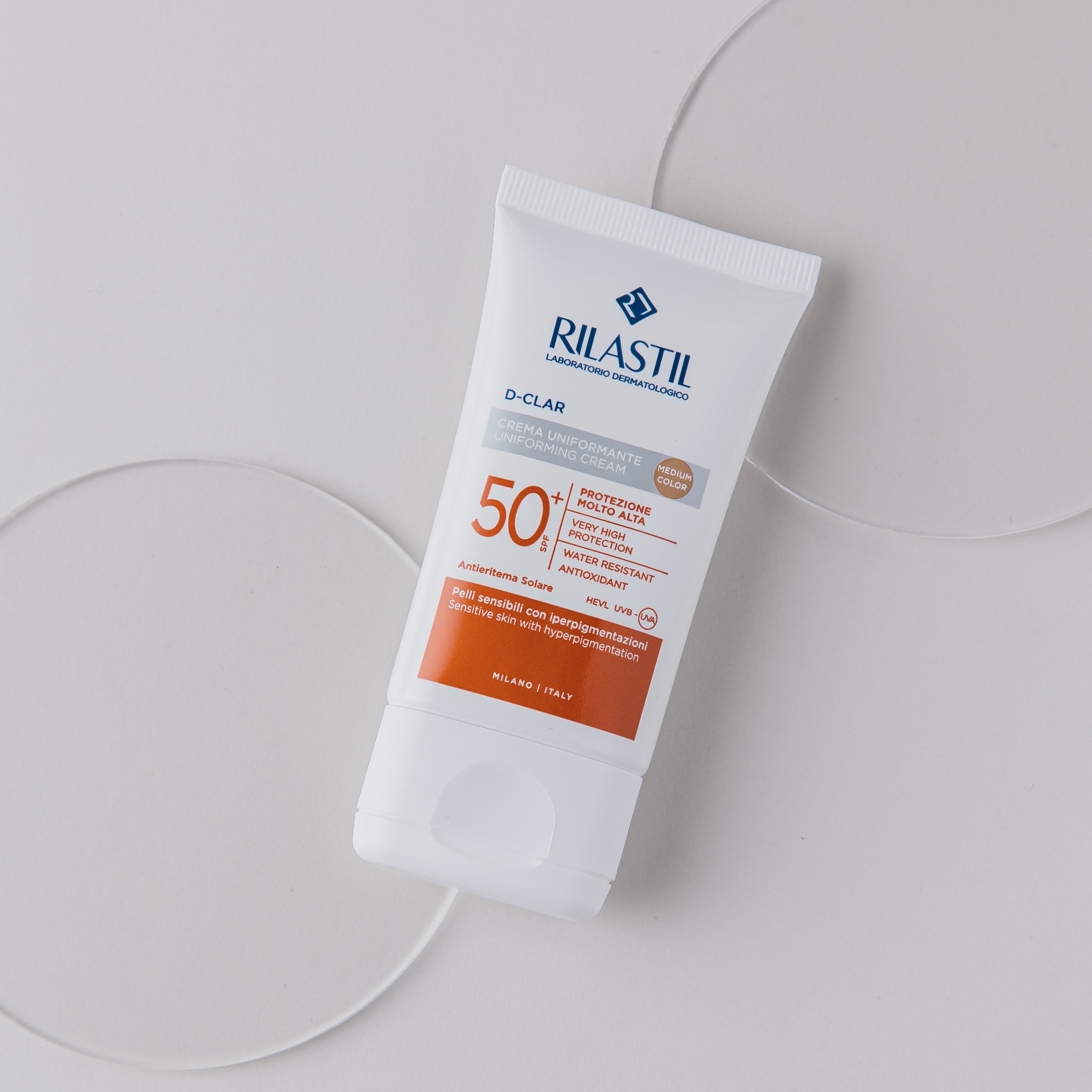 Sun System D-Clear крема за сунчање средње величине против тамних мрља SPF 50 Заштита од сунца из апотеке