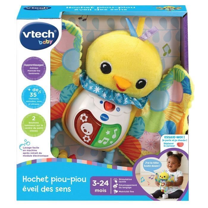 VTECH BABY - Chocalho Piou-Piou para Despertar Sensorial