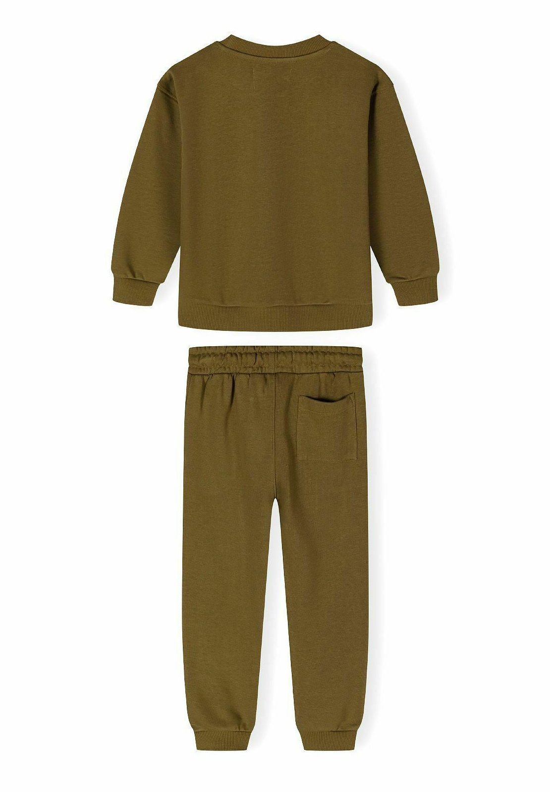 KOMPLET MINOTI Z OKRĄGŁYM DEKOLTEM I SPODNIAMI JOGGER - Dres - ochra