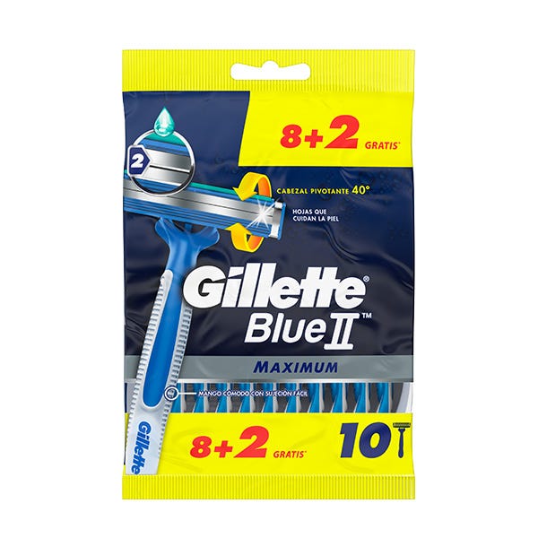 Engangs Gillette Blue II Maximum | 10UD