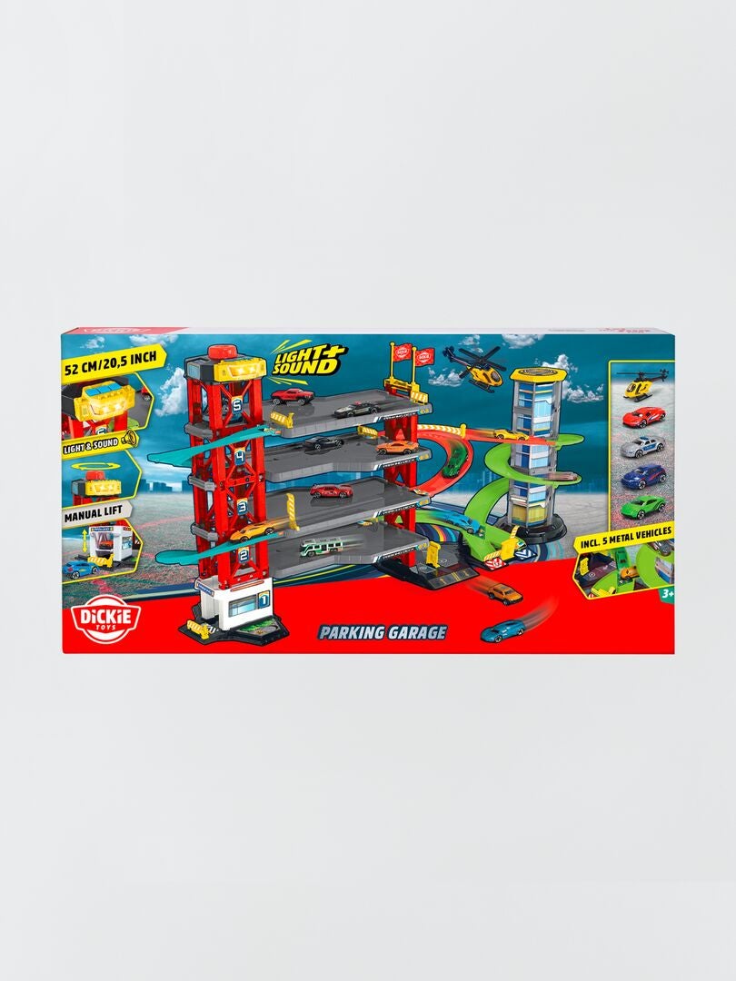 Circuito e Garagem de Carros - Multicolorido