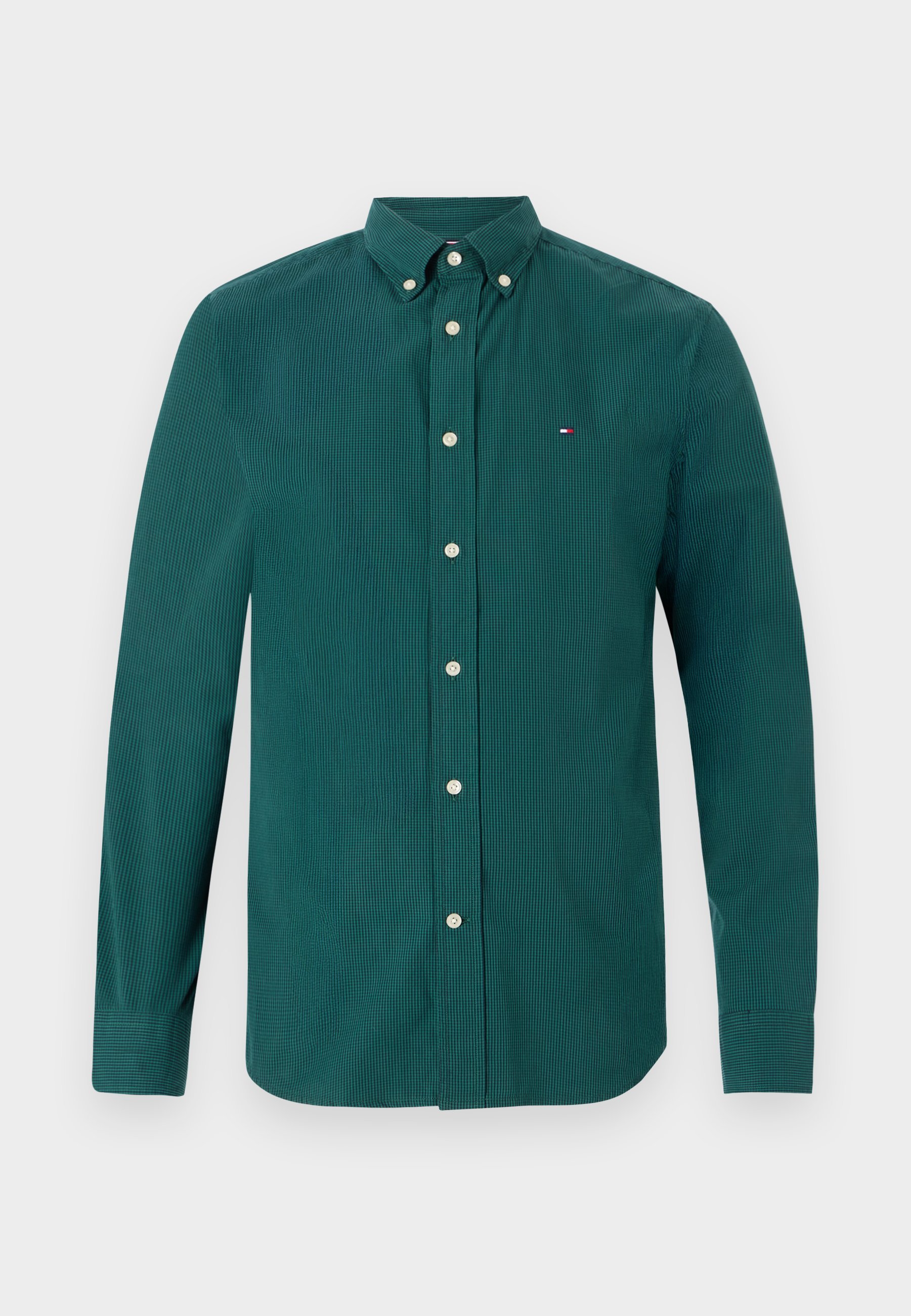 Camicia Tommy Hilfiger MICRO GINGHAM - Camicia - verde ornamentale