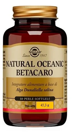 SOLGAR Natural Oceanic Betacaro 60 pärlit naha ja nägemise tervise heaks