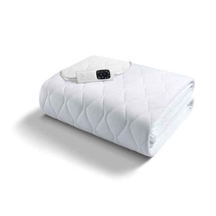 Coperta riscaldata Dreamland Dreamy Night 195x90 cm bianca