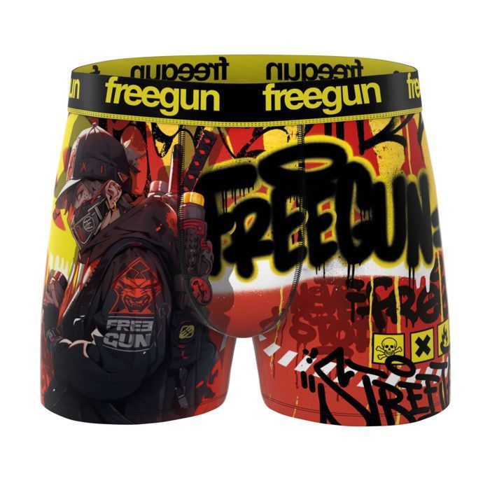 Freegun Boys' Boxer Shorts - Red (Pack of 3)