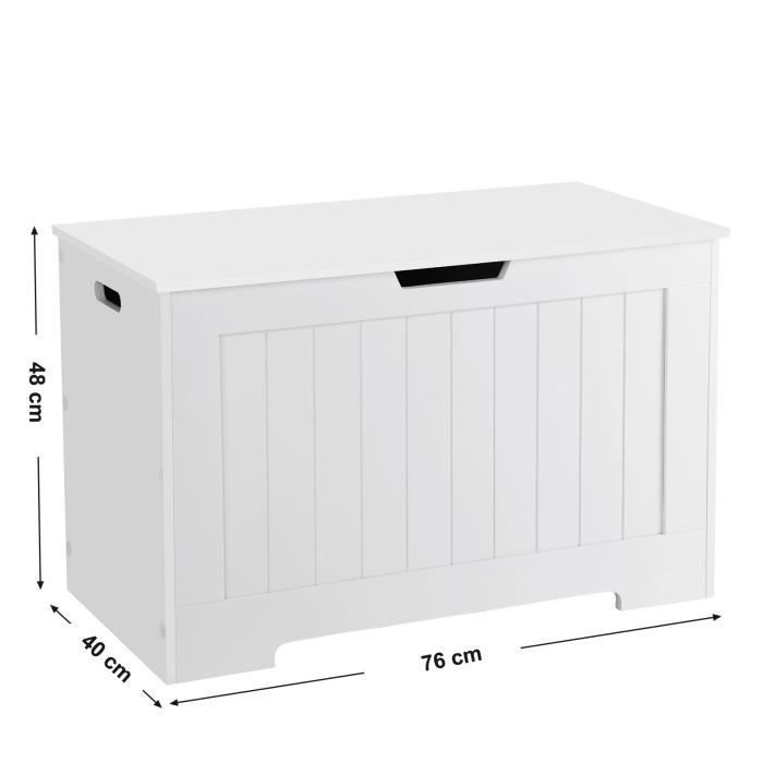 Baule portaoggetti pieghevole - VASAGLE - LHS11WT - Grande capacità - Bianco