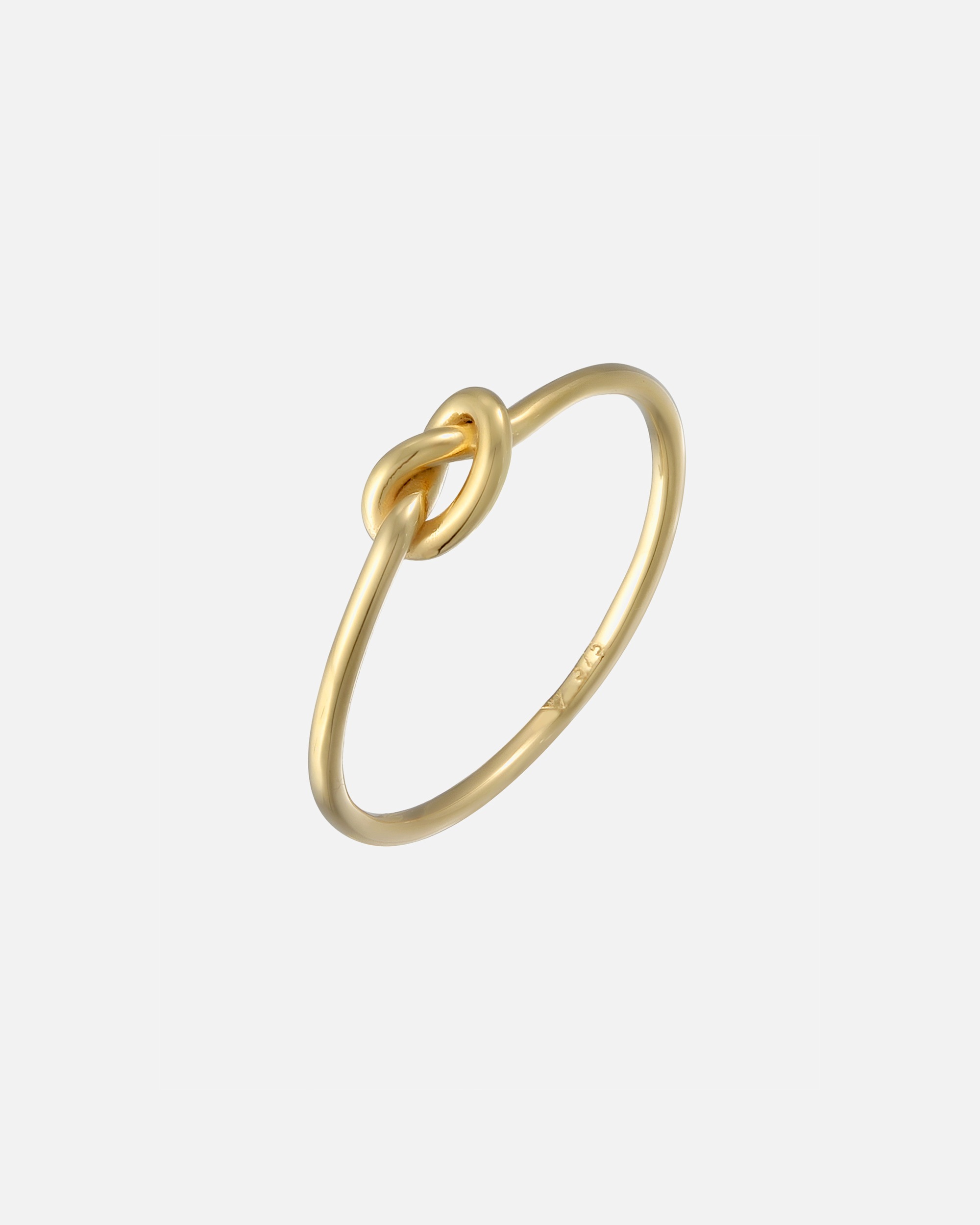 Elli PREMIUM Noeuds Dames Geo Minimal en or Jaune 375