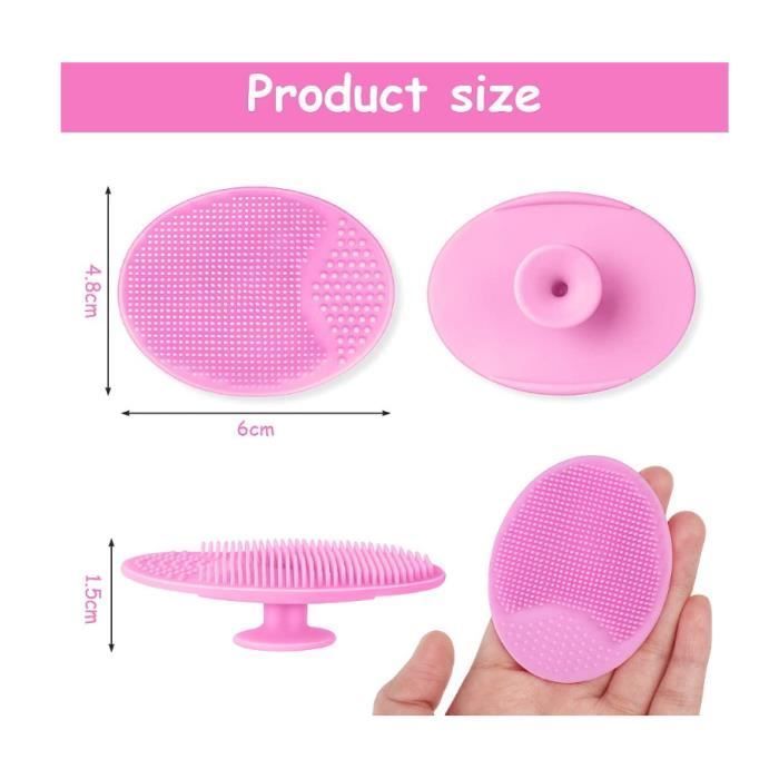 Brosses de bain pour bébé - Brosse pour croûtes de lait - Brosse exfoliante et de massage en silicone