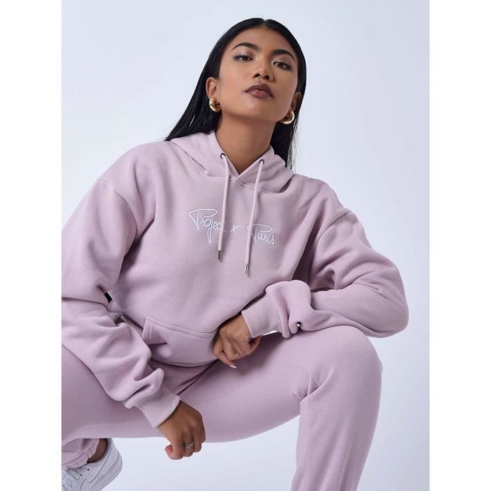 Signature hoodie - PROJECT X PARIS - Dames - Roze - Lange mouwen - Capuchon