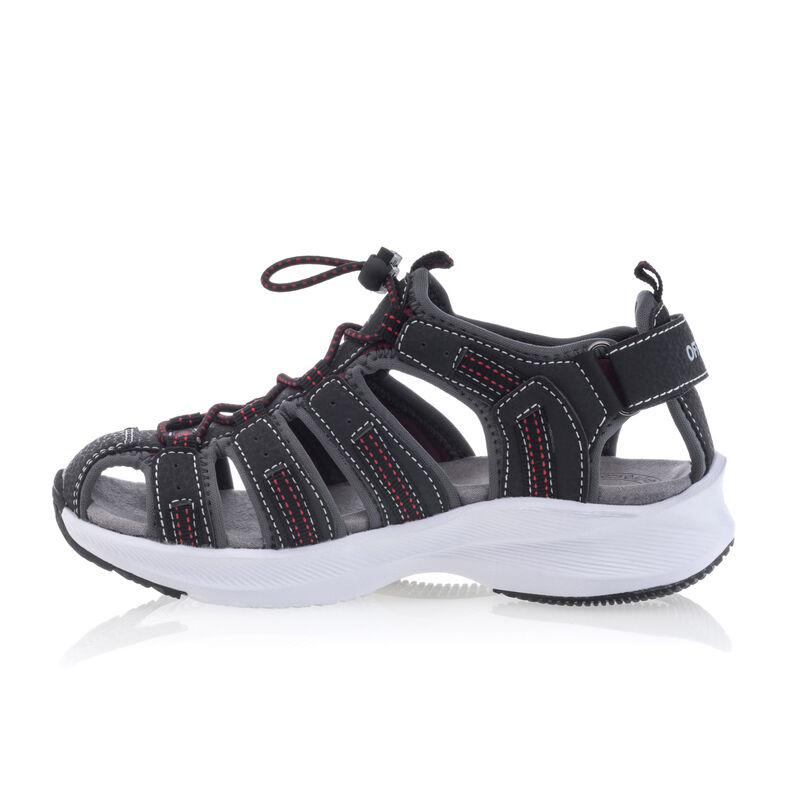 Sandalias negras para niño / Zapatos de punta abierta