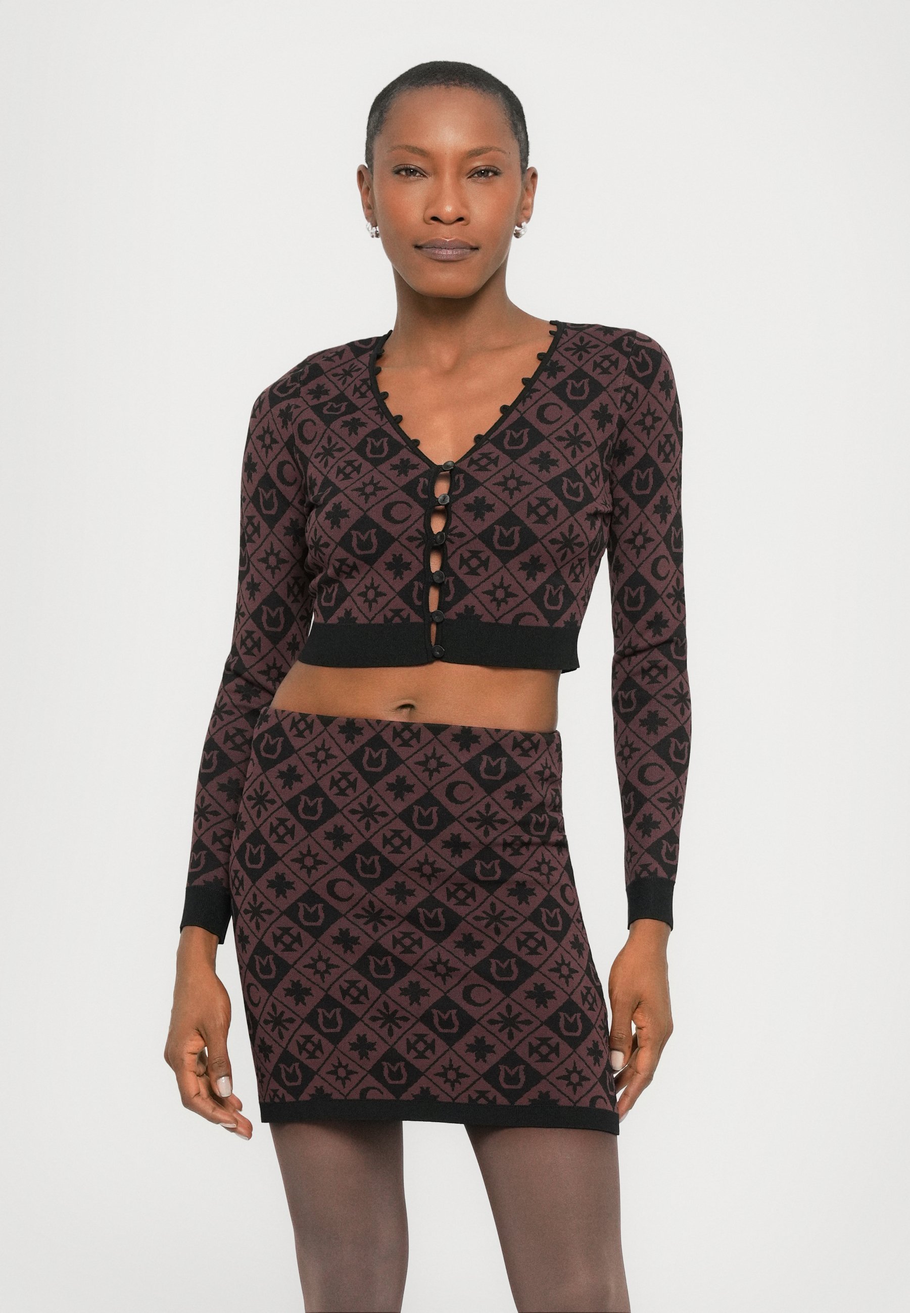 Nanushka DOVIE - Strickjacke - braun