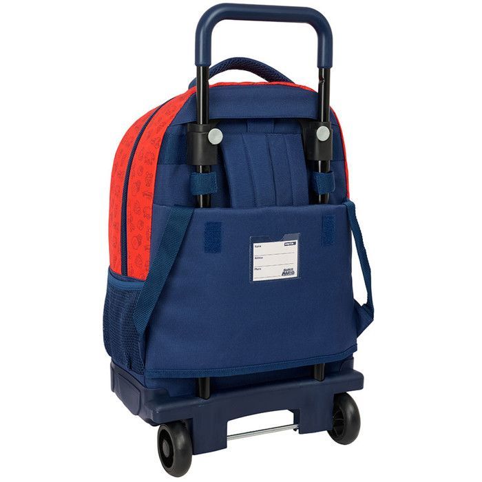 Zaino con ruote SAFTA Super Mario - Compatto - Rimovibile - Comodo