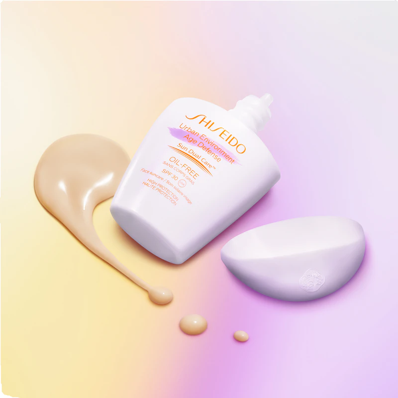 Protetor solar facial matificante Shiseido Sun Care Urban Environment Age Defense FPS 30