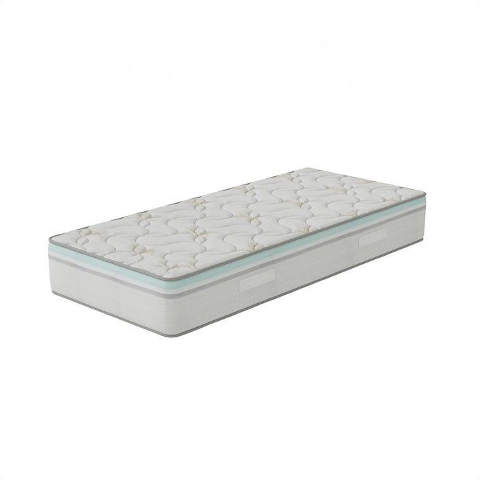 Colchón de Aloe Vera 120x190 cm | Altura 27 cm | Espuma viscoelástica | Hipoalergénico | Calidad Premium | Soporte para la espalda | Firmeza