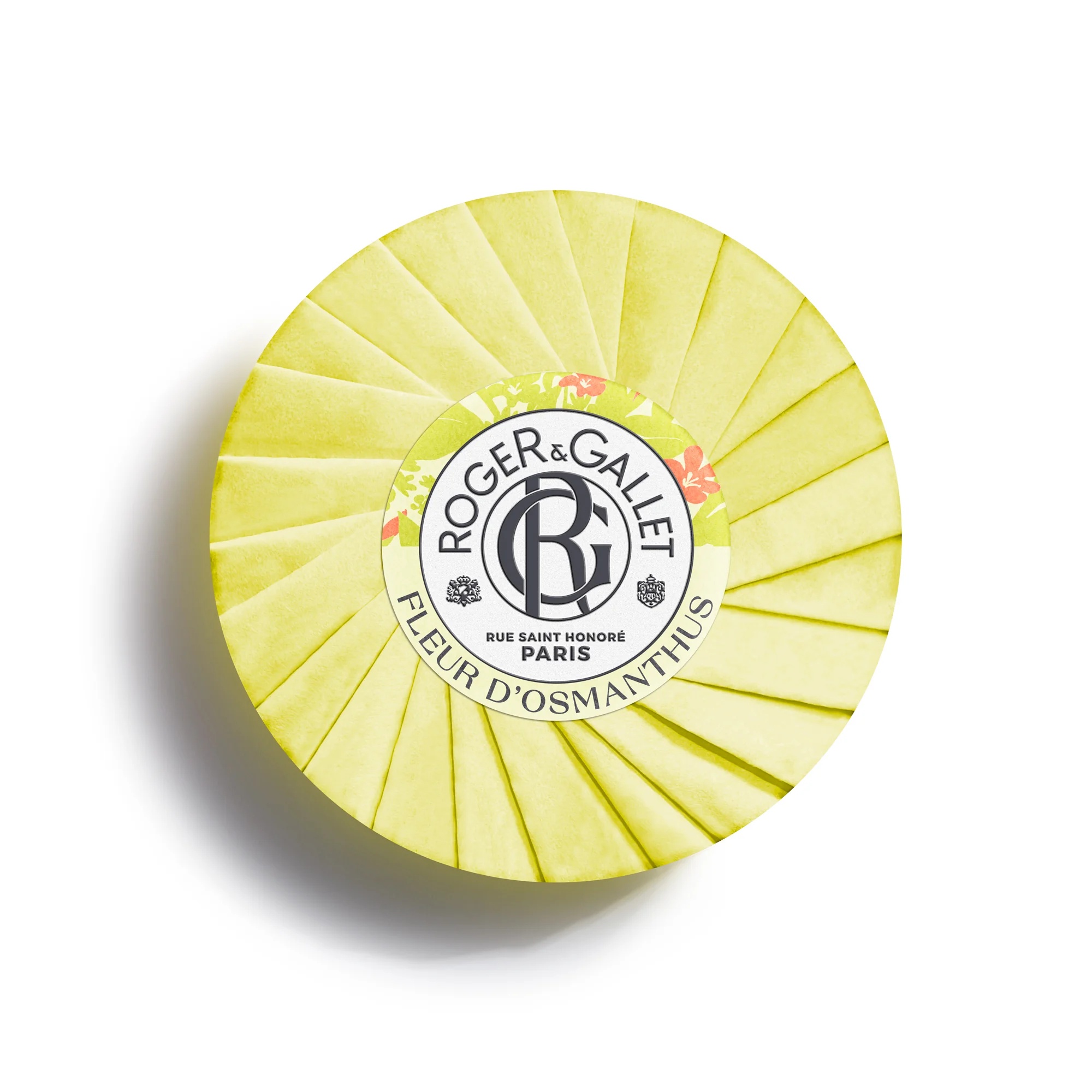 ROGER & GALLET R&G Jabón de Bienestar Fleur D'Osmanthus 100 g Limpiador sólido para manos y cuerpo