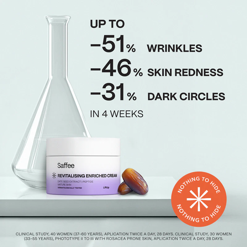 Saffee LiftUp Revitalisierende Angereicherte Creme – Universalcreme mit Lifting-Effekt