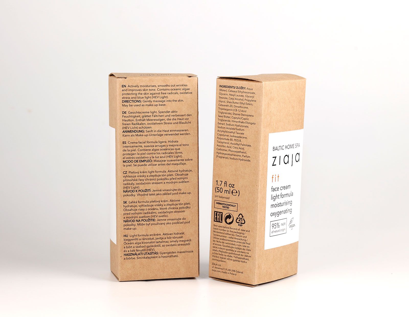Baltic Home Spa vlažilna in oksigenirajoča krema za obraz Vlažilne kreme za obraz