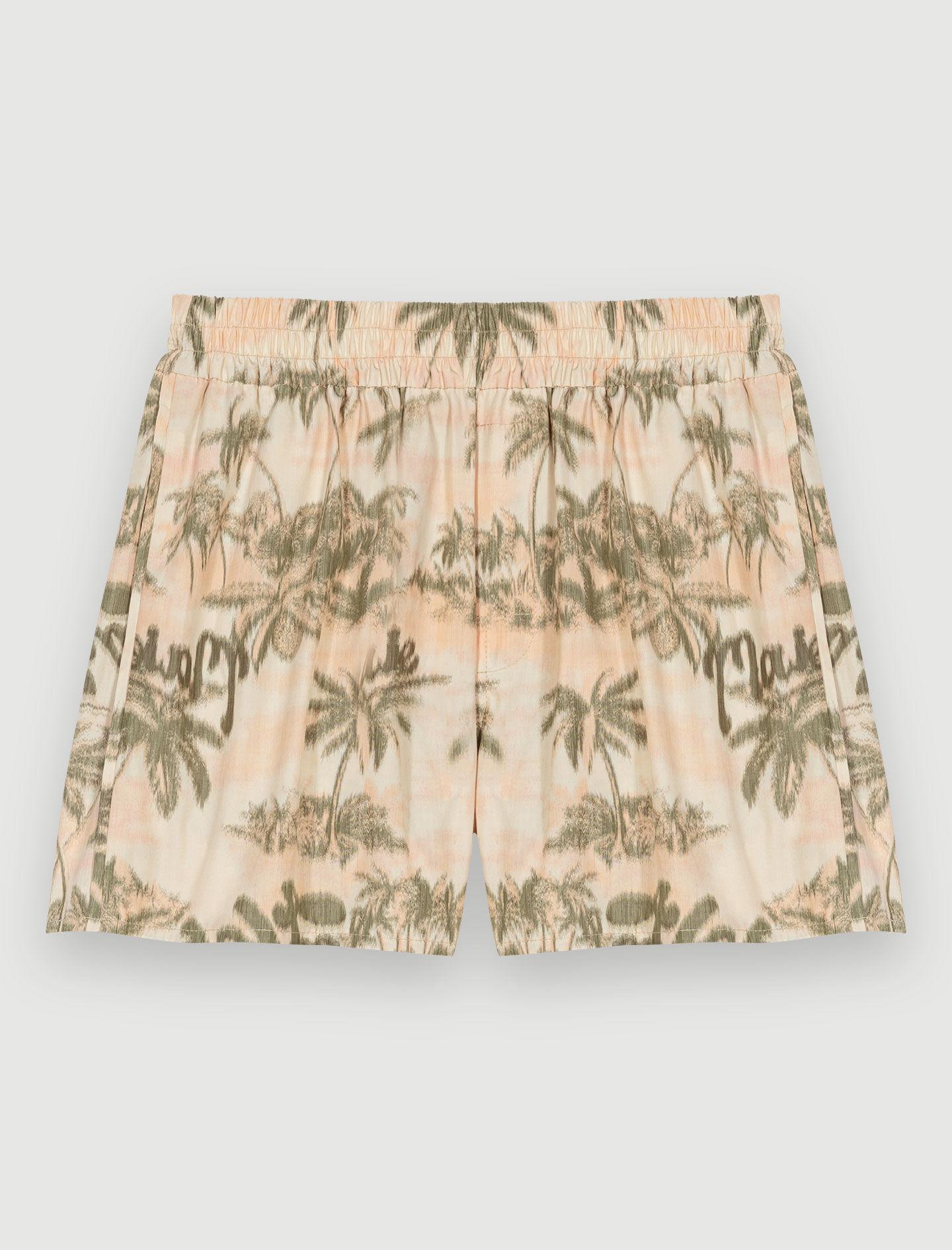 Kort shirt met palmboommotieven - Aloha