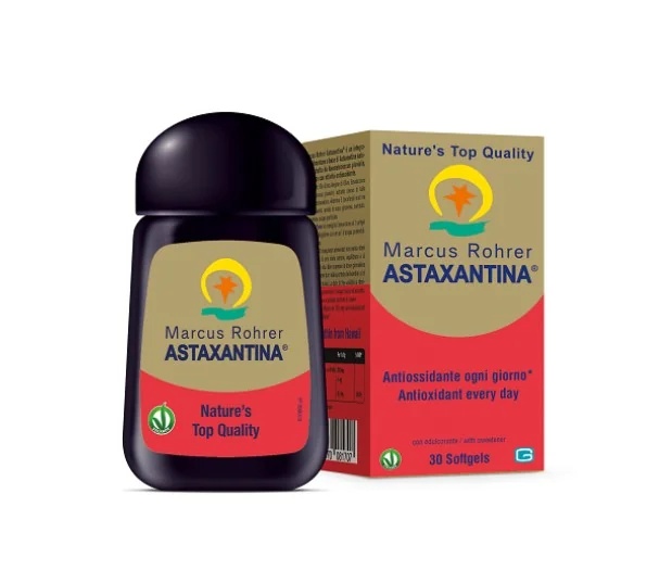 MARCUS ROHRER Marcus Rohrer Astaxantina 30 cápsulas blandas Suplemento dietético antioxidante