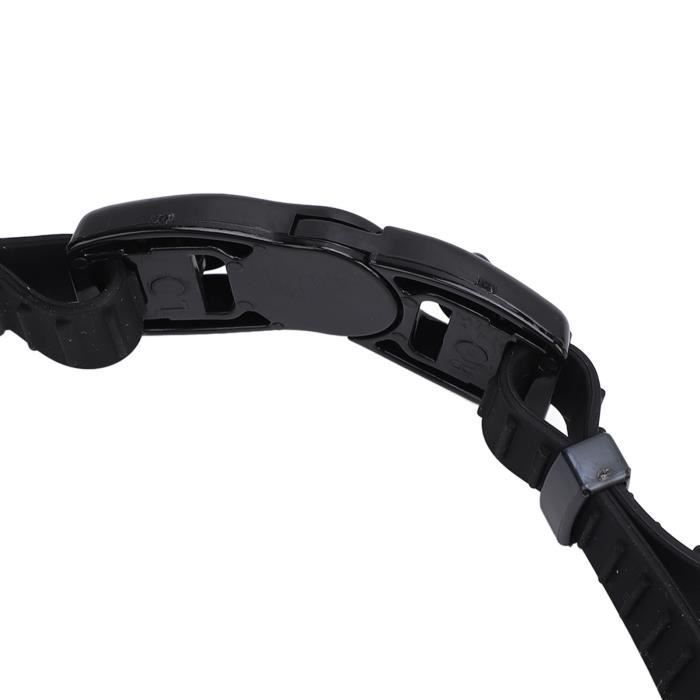 Occhialini da sub SURENHAP per nuoto e immersioni, con tappi per le orecchie, lenti in silicone trasparente, confezione sportiva nera.