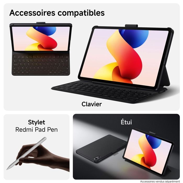 Tablette REDMI Pad 2 Pro - XIAOMI - Gris - 6 GO RAM - 128 GO Stockage - Écran 12,1
