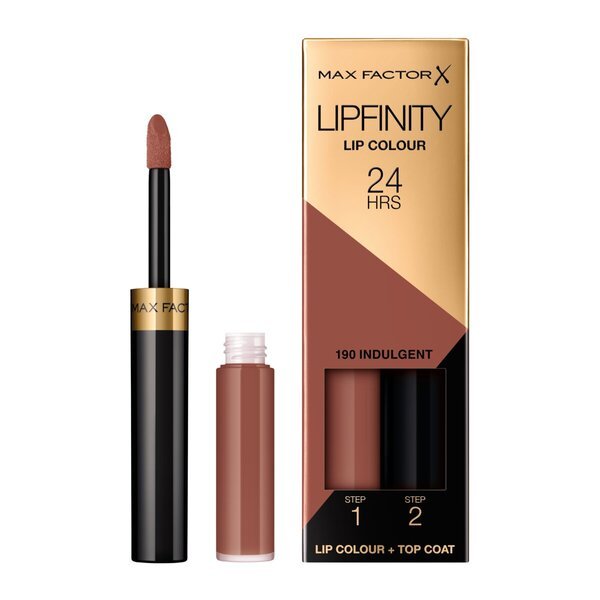 Max Factor Lipfinity Lip Colour 190 Indulgent 2-Step dolgoobstojna šminka<br>2,3 ml