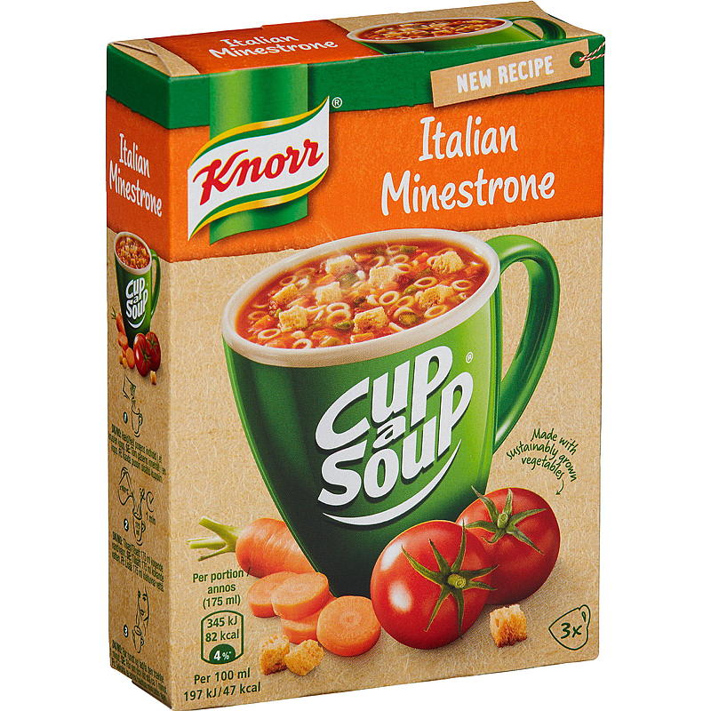 Soupe Knorr Kop, paquet de 3, Minestrone Knorr