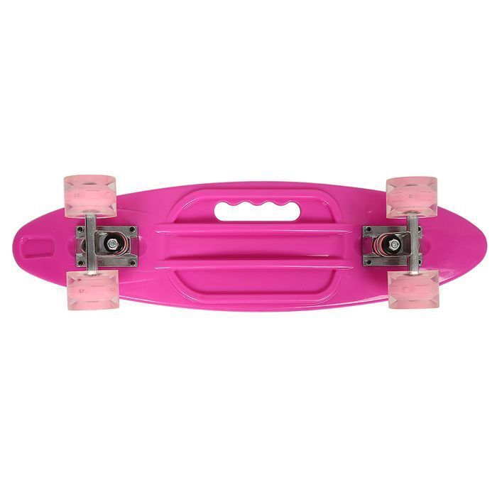 YIYI. PATÍN CON RUEDAS DE PU CON LUCES INTERMITENTES - PATÍN INFANTIL - 61*18*12.5CM - ROSA.
