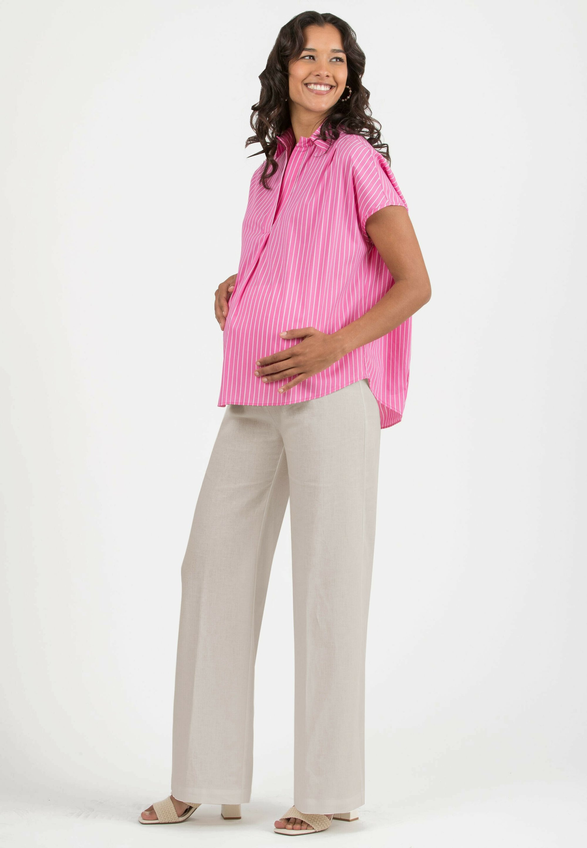 Pantalon de maternité Attesa - beige