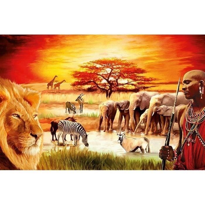 Rompecabezas de 3000 piezas El orgullo de los masái, para adultos y niños, paisajes y naturaleza, a partir de 14 años, Ravensburger