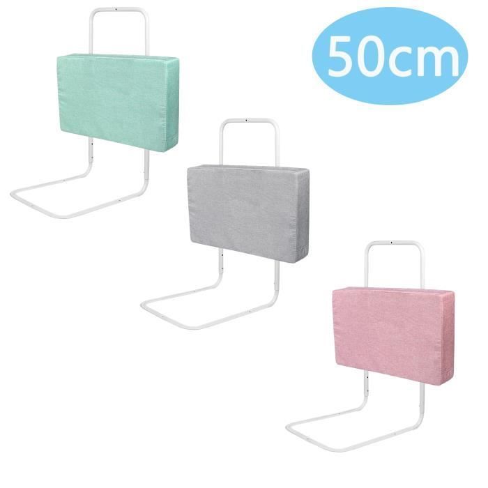 LARS360 Barrière de lit Réglable en Hauteur 50 cm Bébé Barrière Protection Lit Enfant Peut être combiné librement,démonté,lavé Vert